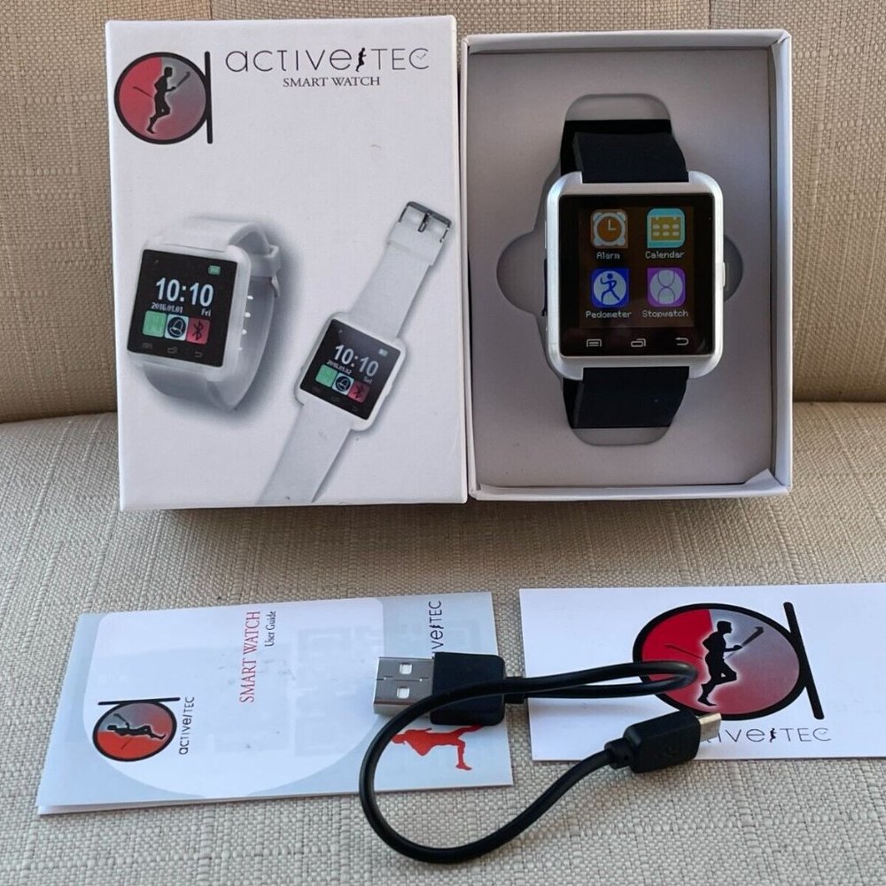 Active Tec Smart Watch Bluetooth Music Message Alert Pedometer Watch - Picture 2 of 11